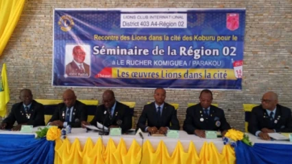 SÉMINAIRE NATIONAL DU LIONS CLUB INTERNATIONAL : 22 clubs de la région 2 font le bilan de leurs œuvres