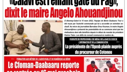 UNE DU JEUDI 14 AVRIL 2022