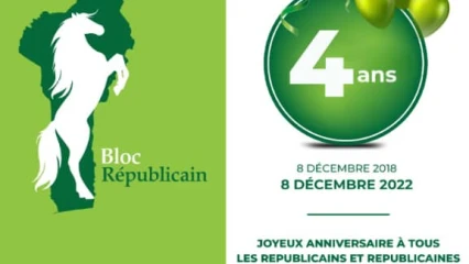 POLITIQUE AU BÉNIN : Le parti Bloc Républicain à 4 ans