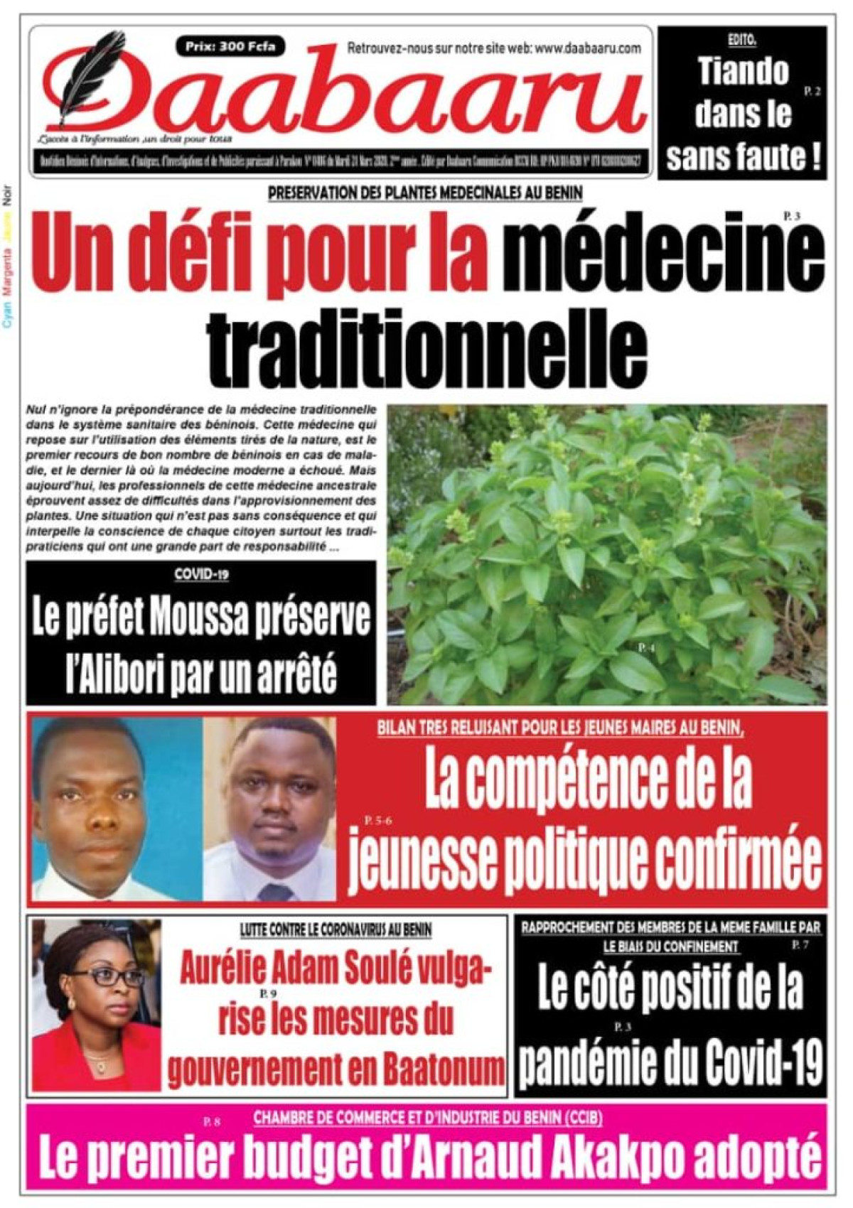 Parution du mardi 24 mars 2020