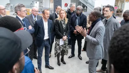 FRANCE/EN VISITE DE TRAVAIL À NANTES : Patrice Talon échange avec les responsables de l’école de Design