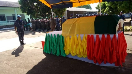 DECEDE LORS D’UNE PATROUILLE A DJIDJA :  Ziad Baba Daouda a reçu les hommages de la Police Républicaine