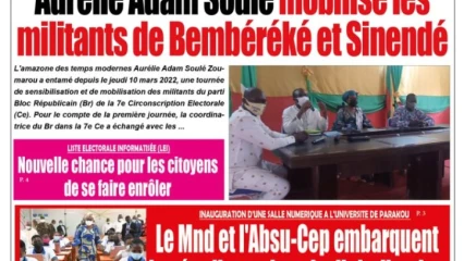 UNE DU VENDREDI 11 MARS 2022