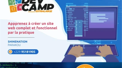 PARAKOU/INITIATION DES JEUNES AUX MÉTIERS DU NUMÉRIQUE : Géraud Aihonnou organise la 22ème édition du DevCamp . C&rsquo;est du 11 au 22 avril prochain à la ShineNation