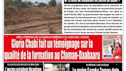 UNE DU MARDI 7 FÉVRIER 2023