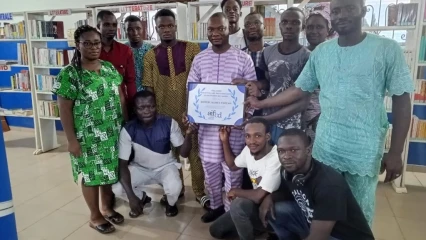 LAURÉAT DU PRIX AIFBD 2023 : Didier Jaurès Voitan présente son trophée