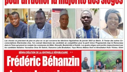 Parution du mardi 8 novembre 2022