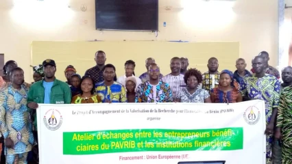MISE EN ŒUVRE DU PROJET PAVRIB À L’UNIVERSITÉ DE PARAKOU : Les entrepreneurs bénéficiaires informés sur les sources de financement  . Une initiative innovante du Prof Mohamed Nasser Baco