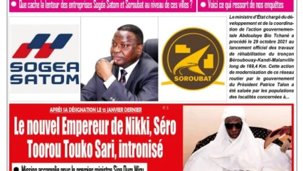 UNE DU LUNDI 23 JANVIER 2023