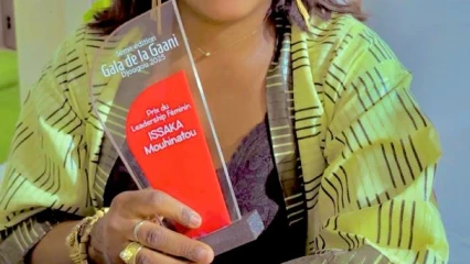 Troisième édition du gala de la gaani 2025 à Djougou: Mouhinatou Issaka décroche le prix du leadership féminin