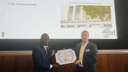 PRIX DU MEILLEUR BIBLIOTHÉCAIRE AIFBD 2023 : Didier Jaurès Voïtan distingué  . Une fierté pour le Bénin et l’Afrique