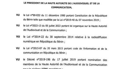 REPROCHÉ D&rsquo;AVOIR FAIT L&rsquo;APOLOGIE DES COUPS D&rsquo;ÉTAT DANS LA SOUS-RÉGION : La Haac suspend les activités d&rsquo;un Groupe de Presse