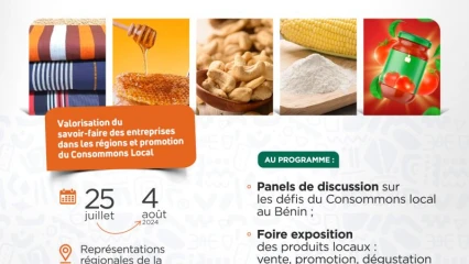 1ERE ÉDITION DES JOURNEES DE L&rsquo;INDÉPENDANCE AVEC LE SECTEUR PRIVÉ : La Cci Bénin pour la valorisation du savoir-faire local  . Le Vp Ask aux manettes pour une organisation parfaite à Parakou