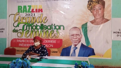 PARAKOU  : Adiza Arouna rend compte de la visite du président Talon aux femmes