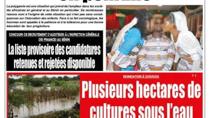 Une du vendredi 1er septembre 2023