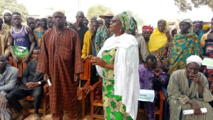 CAMPAGNE DU PARTI BR À KALALÉ : Dr Jamillah Kissira, le choix de la communauté Peulh de 8 villages de Bouca