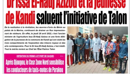 UNE DU VENDREDI 29 AVRIL 2022