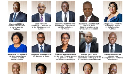 NOUVEAU GOUVERNEMENT DU PRESIDENT PATRICE TALON : Deux nouvelles têtes et 3 sorties