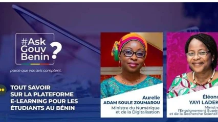 RENCONTRE DES MINISTRES LADEKAN ET ZOUMAROU AVEC LES INTERNAUTES : L’accès à la plate-forme e-Learning gratuit