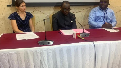 FORTIFICATION ALIMENTAIRE EN AFRIQUE DE L’OUEST : Les acteurs passent en revue les règles de gestion du logotype Enrichi . Une initiative de l&rsquo;Aifo-Uemoa et de l&rsquo;Aim-Uemoa soutenue par la Giz et Crs