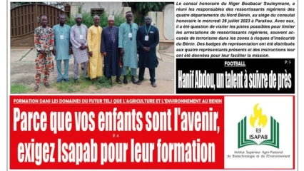 UNE DU JEUDI 27 JUILLET 2023