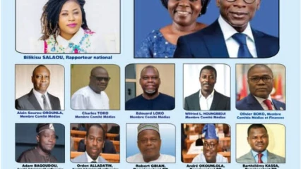 PRESIDENTIELLE AU BENIN :  Voici en image l&rsquo;équipe de campagne du duo Talon-Talata