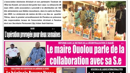 UNE DU MARDI 28 MARS 2023