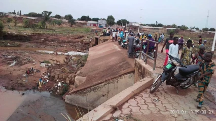 DRAME À PARAKOU: Deux personnes emportées par un courant d’eau