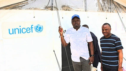 BANIKOARA/RÉFECTION D’UN MODULE DE SALLES DE CLASSE À L’EPP GUIMBAGOU : Bio Sarako Tamou s’assure de l’évolution des travaux