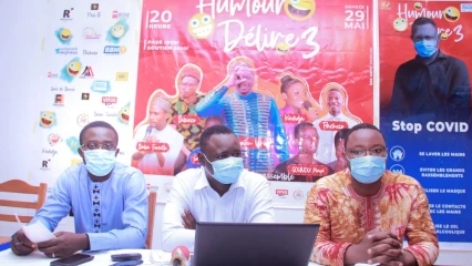 SOIRÉE HUMOUR DÉLIRE 3 : C&rsquo;est ce samedi 29 mai à l&rsquo;Institut Français de Parakou  . Les tickets déjà en vente