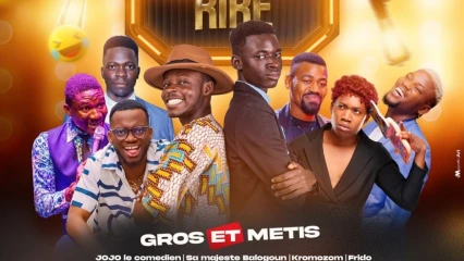 GRAND SPECTACLE D’HUMOUR À PARAKOU : Gros et Métis sur scène ce samedi à partir de 20h à Hecm