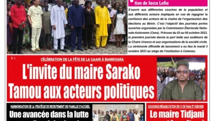 UNE DU MERCREDI 4 OCTOBRE 2023