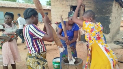 Ségbana/Célébration de la fête de la nouvelle igname à Sokotindji: Grâce Ong soutient la culture Boo et le vivre-ensemble