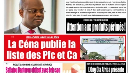 UNE DU JEUDI 22 DÉCEMBRE 2022