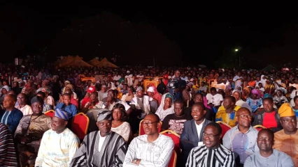 GAANI 2019 A NIKKI : Romuald Wadagni marque l’événement par un géant concert . Il s’est fait représenter par son géniteur Nestor Wadagni . Plus de 10.000 spectateurs . Une organisation réussie de l’Institut Dunia