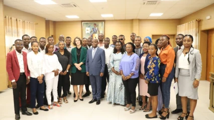 COUR CONSTITUTIONNELLE : Dorothé Sossa échange avec les jeunes leaders du Bénin