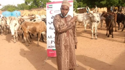 TABASKI A MALANVILLE/ GRACE AU PARTENAIRE EMIRATES RED CRESCENT : L’Ong Bienfaisance au Bénin fait don de 130 bœufs à plusieurs ménages