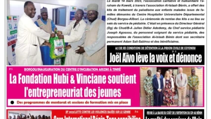 UNE DU MERCREDI 15 MARS 2023