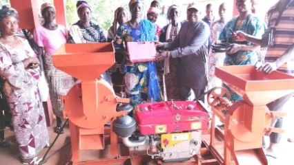 Production mécanisée du beurre de karité à Pehunco: les groupements de Bouérou Gourou et Gbéba équipés