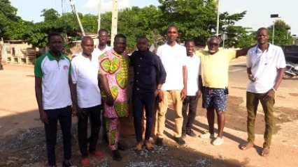 Aménagement d’un carrefour à Parakou: la contribution du groupe de presse « BL » au développement