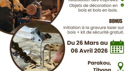 Chantournage et tournage du bois à Parakou: Moctar Baba-Kennen lance une formation