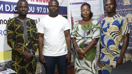 DAABAARU MÉDIAS TOUR : Solidarité Fm de Djougou, l&rsquo;unique radio visitée dans la Donga