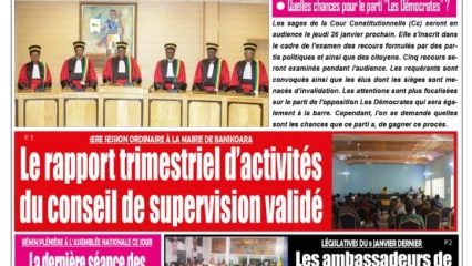 UNE DU MERCREDI 25 JANVIER 2023