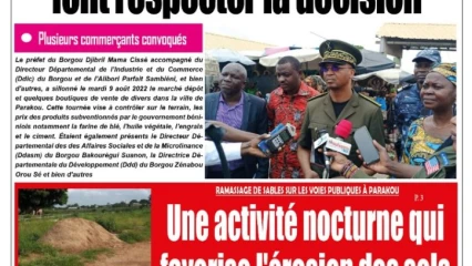 UNE DU MERCREDI 10 AOÛT 2022