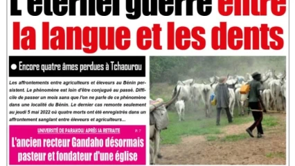 UNE DU VENDREDI 6 MAI 2022