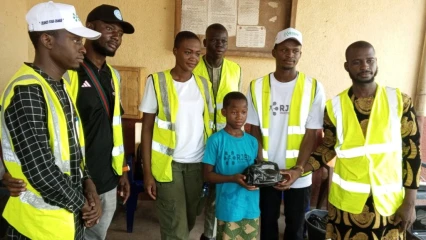 PARAKOU/ORPHELINAT SAINT JEAN EUDES DE PARAKOU : Le Rjepp fait don de kits alimentaires et vêtements
