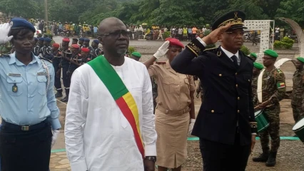 Célébration de la fête de l'indépendance à Parakou: le Préfet Cissé et le maire Zimé Chabi ont procédé au dépôt de gerbes