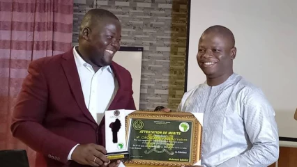 PRIX DU CITOYEN BÂTISSEUR : Barnabas Orou Kouman distingué