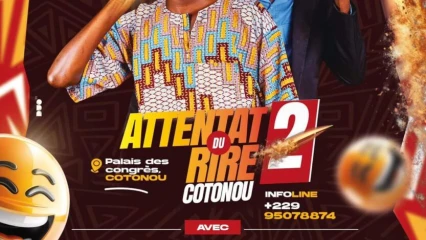 ATTENTAT DU RIRE 2 À COTONOU  : Les « terroristes » en chef Gros et Métis s’apprêtent à créer la catastrophe de l’année   . Prenez le rendez-vous le 23 novembre prochain au palais des congrès 
