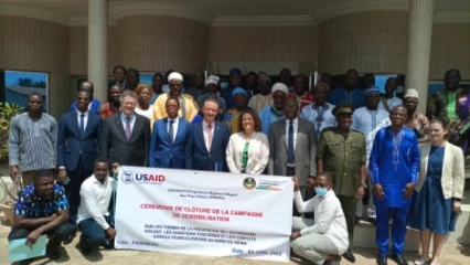 CLÔTURE DES AUDIENCES FORAINES SUR LE VIVRE ENSEMBLE AU NORD-BÉNIN : Pari gagné pour le médiateur de la République et l&rsquo;Usaid